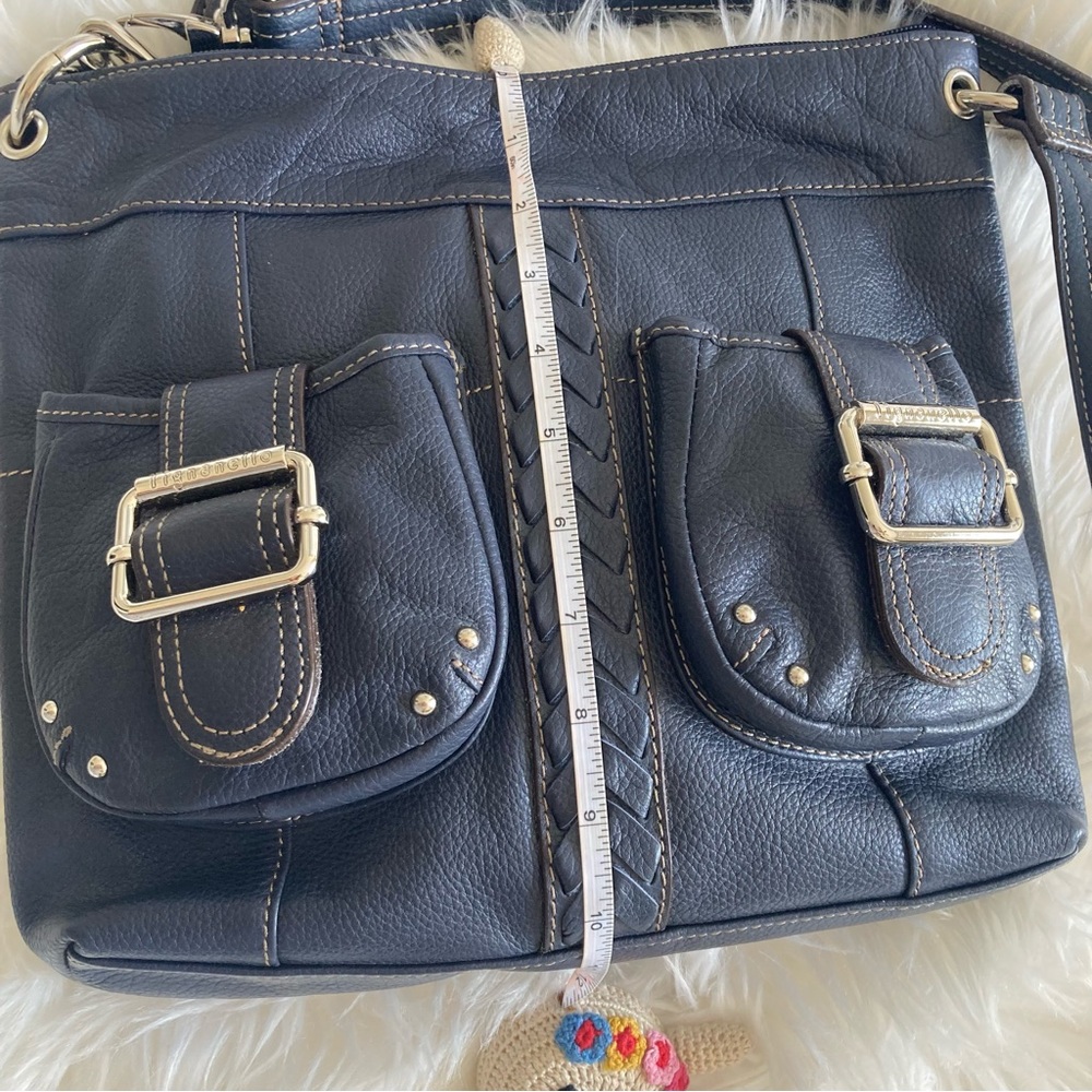 TIGNANELLO 100% LEATHER TRAVEL/EVERY DAY ADJUSTABLE CROSSBODY/SHOULDER B… - Picture 5 of 17